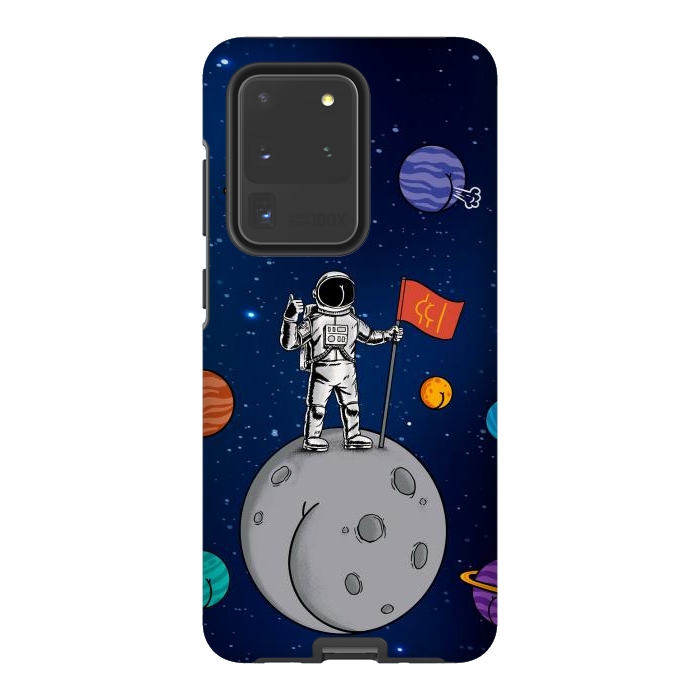 Galaxy S20 Ultra StrongFit Asstronaut by Coffee Man