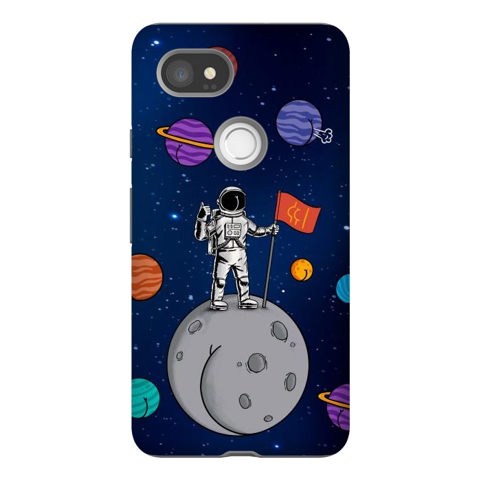 Pixel 2XL StrongFit Asstronaut by Coffee Man