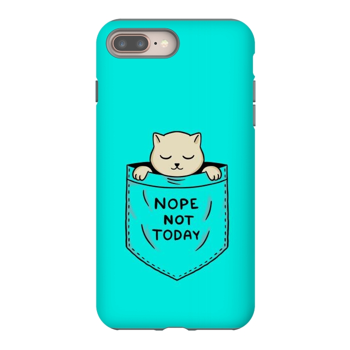 iPhone 8 plus StrongFit Cat Pocket by Coffee Man