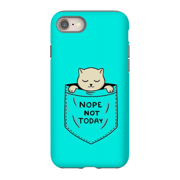 iPhone SE StrongFit Cat Pocket by Coffee Man