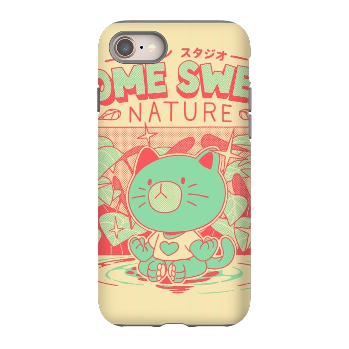 iPhone 8 StrongFit Home Sweet Nature by Ilustrata