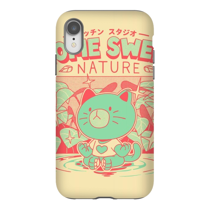 iPhone Xr StrongFit Home Sweet Nature by Ilustrata