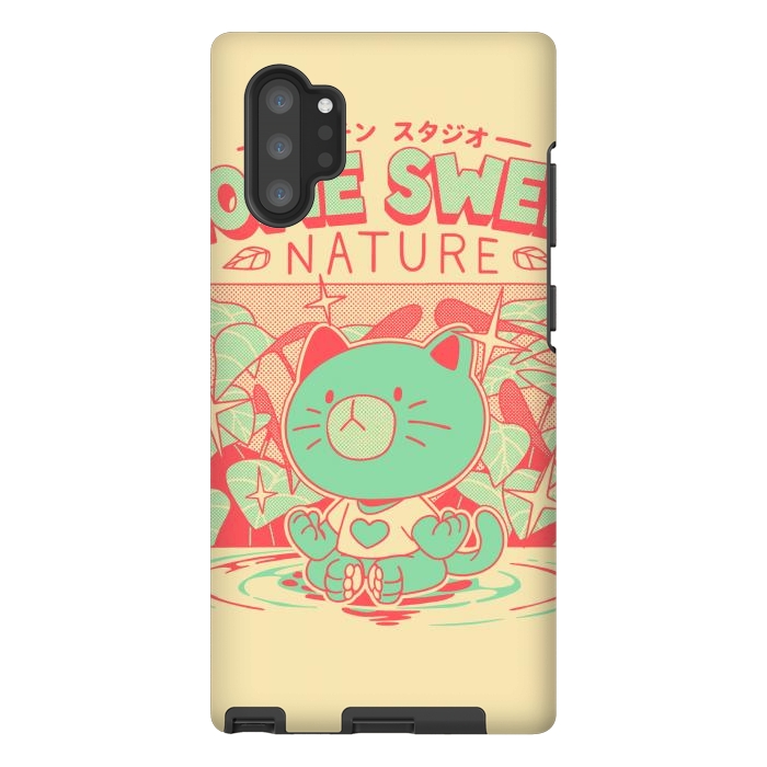 Galaxy Note 10 plus StrongFit Home Sweet Nature by Ilustrata