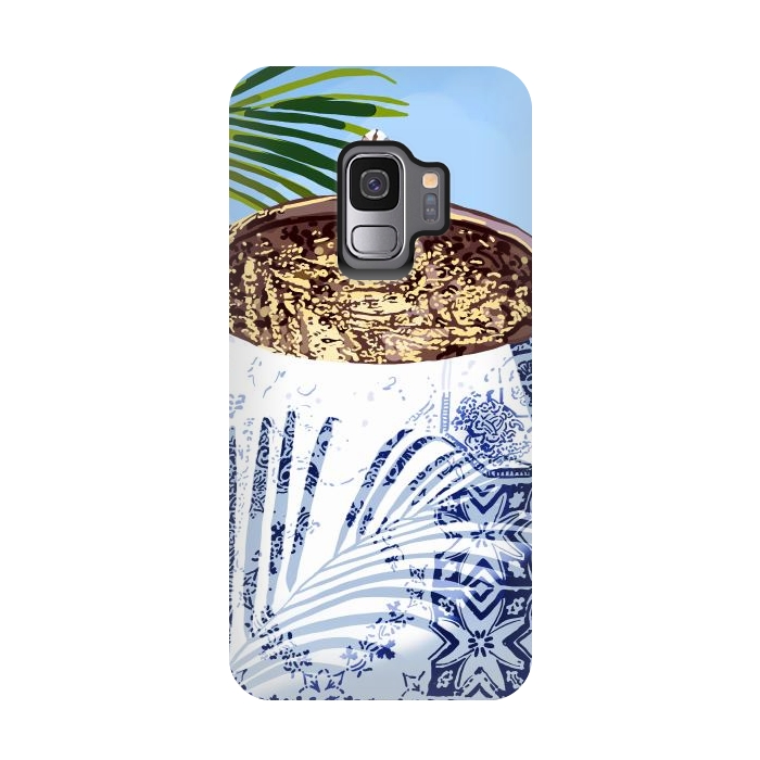 Galaxy S9 StrongFit Tropical Shower by Uma Prabhakar Gokhale