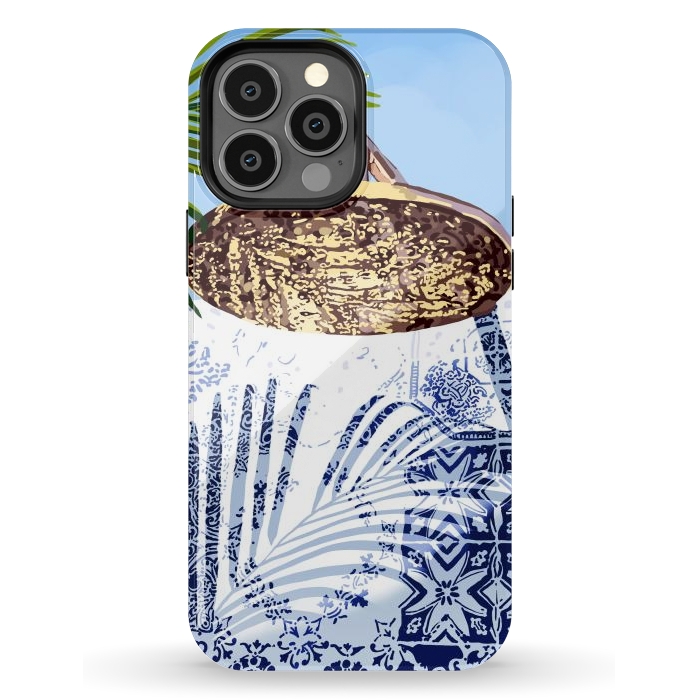 iPhone 13 Pro Max StrongFit Tropical Shower by Uma Prabhakar Gokhale