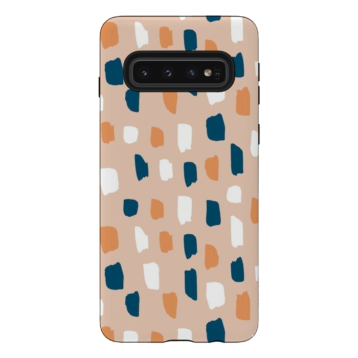 Galaxy S10 StrongFit Natural Terrazzo by Creativeaxle