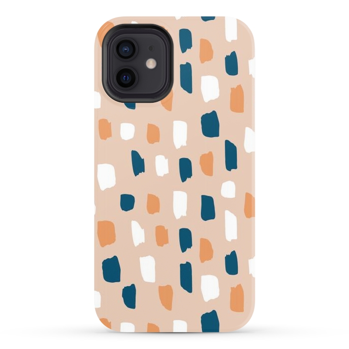 iPhone 12 StrongFit Natural Terrazzo by Creativeaxle