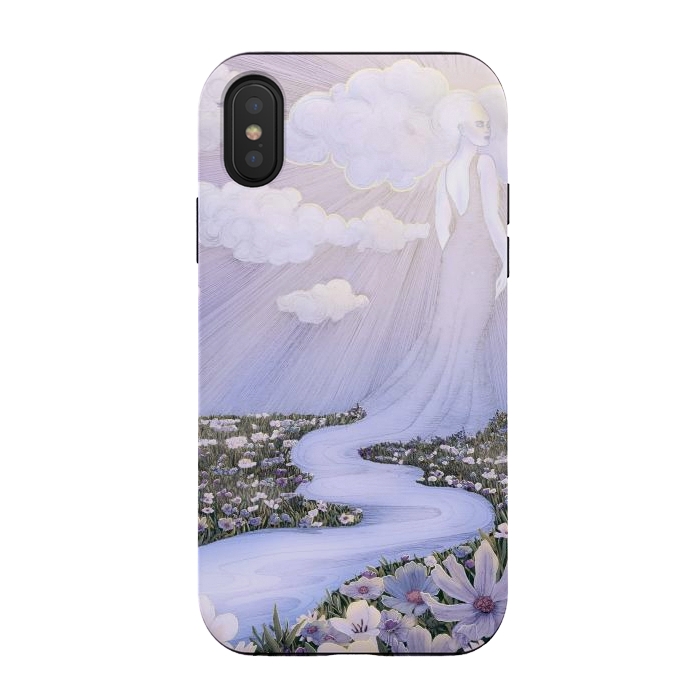 iPhone Xs / X StrongFit Spirit of River and Sky by ECMazur 