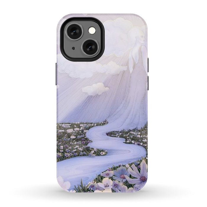 iPhone 12 mini StrongFit Spirit of River and Sky by ECMazur 