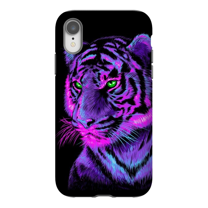 iPhone Xr StrongFit Lilac tiger by Alberto