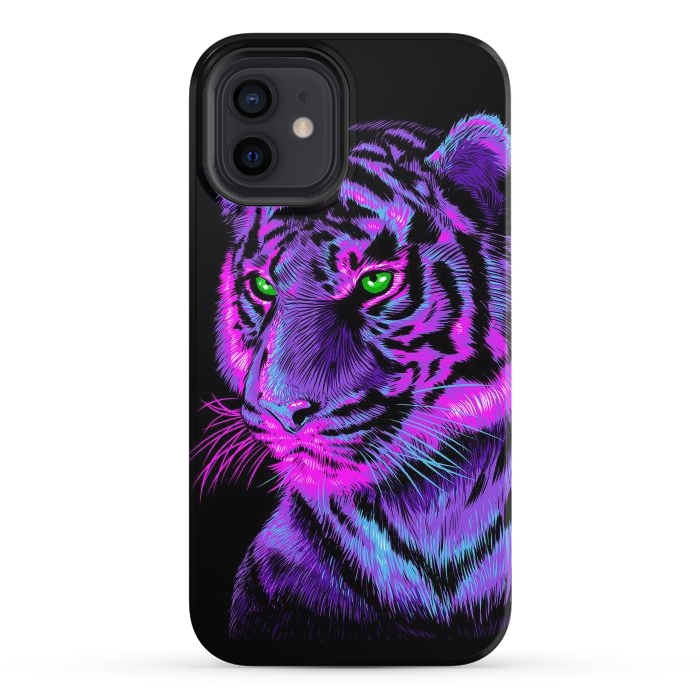 iPhone 12 StrongFit Lilac tiger by Alberto