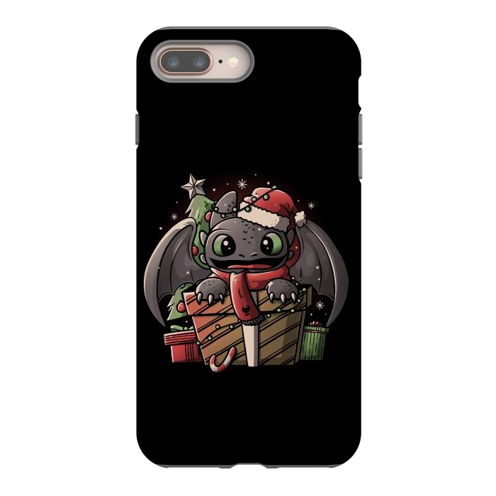 iPhone 7 plus StrongFit Dragon Anatomy Cute Funny Dragon Gift by eduely