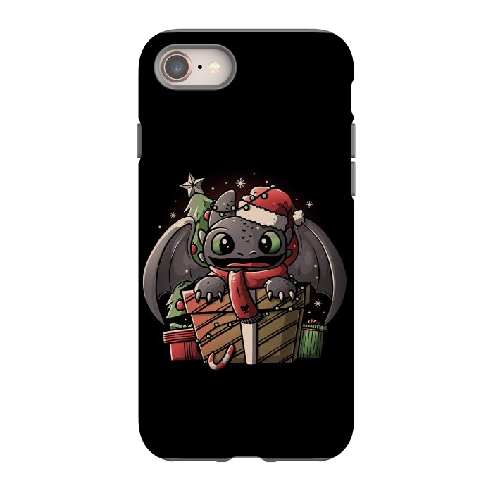 iPhone 8 StrongFit Dragon Anatomy Cute Funny Dragon Gift by eduely