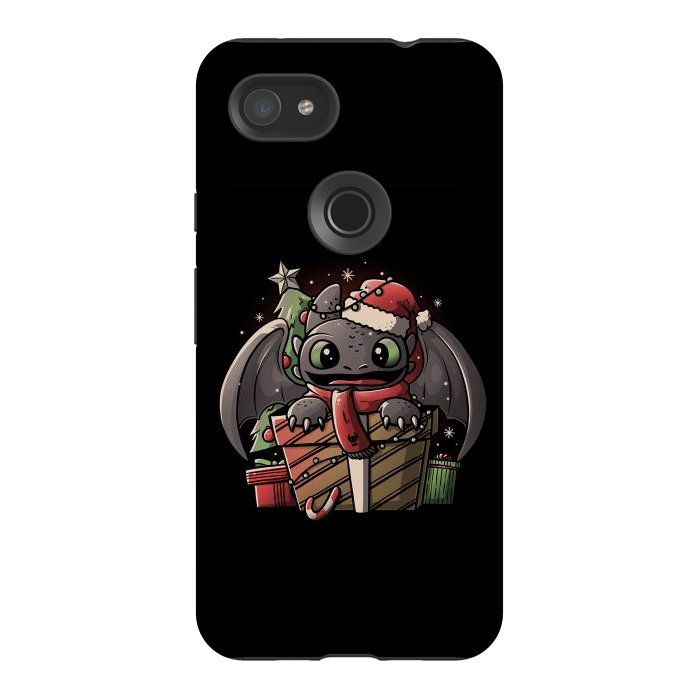 Pixel 3AXL StrongFit Dragon Anatomy Cute Funny Dragon Gift by eduely