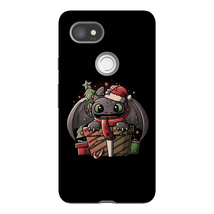 Pixel 2XL StrongFit Dragon Anatomy Cute Funny Dragon Gift by eduely