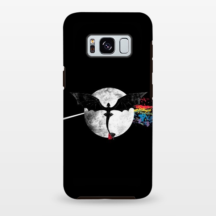 Galaxy S8 plus StrongFit Dragon Side of the Moon Cute Funny Gift by eduely