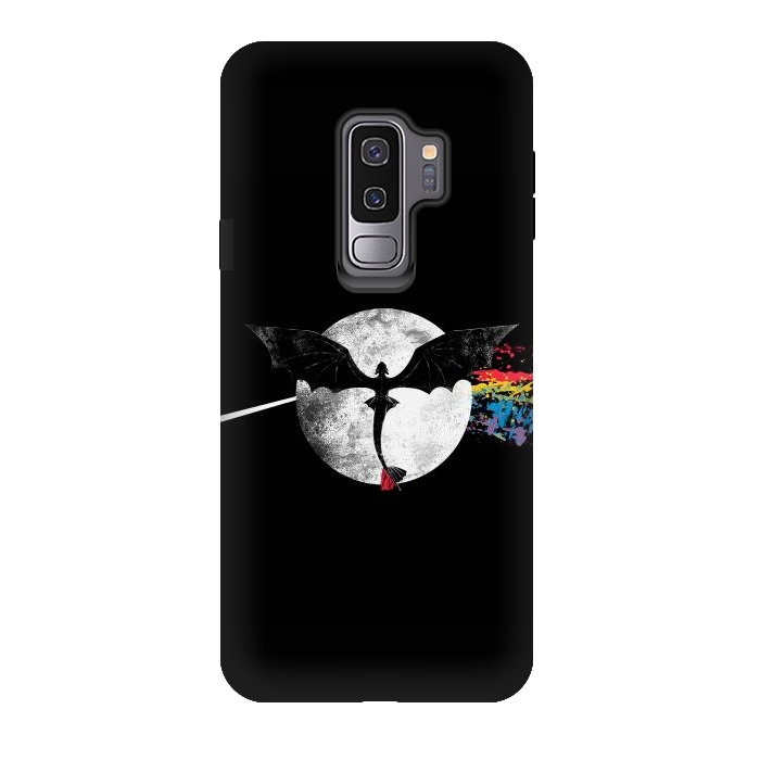 Galaxy S9 plus StrongFit Dragon Side of the Moon Cute Funny Gift by eduely
