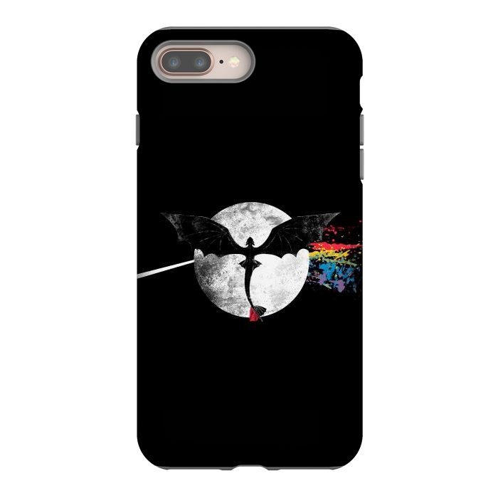 iPhone 8 plus StrongFit Dragon Side of the Moon Cute Funny Gift by eduely