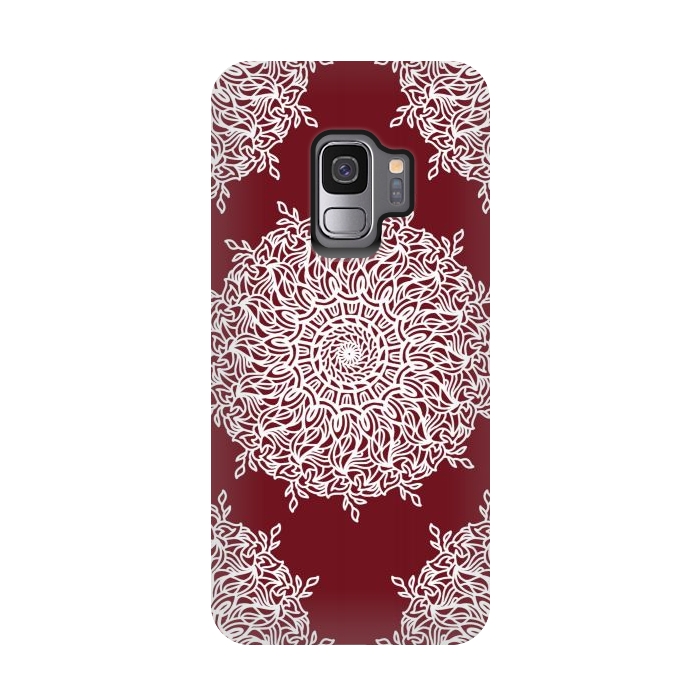 Galaxy S9 StrongFit Red drama by Josie