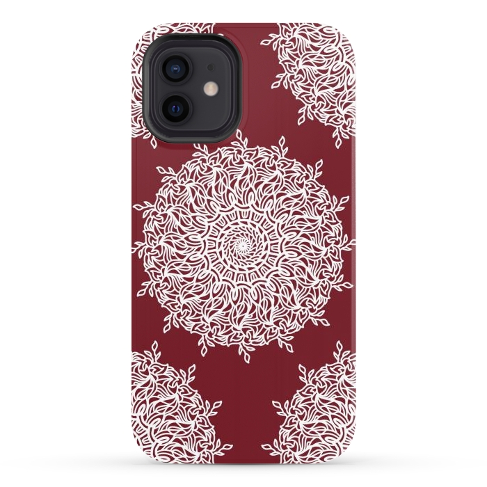 iPhone 12 StrongFit Red drama by Josie