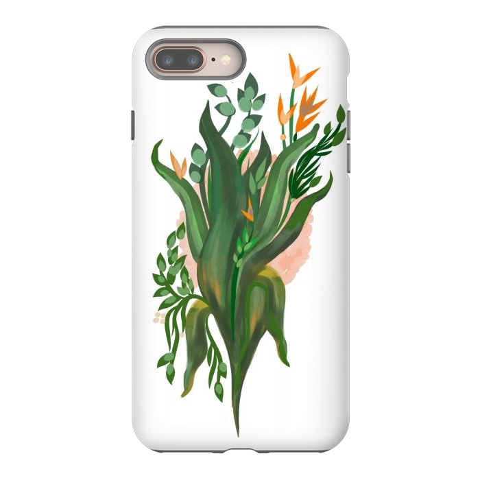 iPhone 7 plus StrongFit Tropical Orchid by Josie
