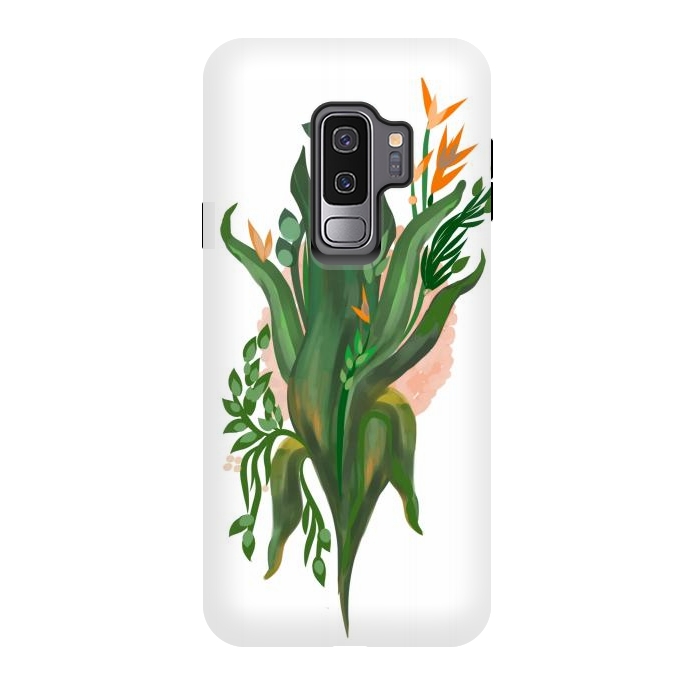Galaxy S9 plus StrongFit Tropical Orchid by Josie