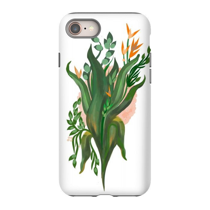 iPhone 8 StrongFit Tropical Orchid by Josie