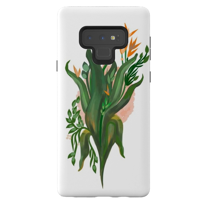 Galaxy Note 9 StrongFit Tropical Orchid by Josie