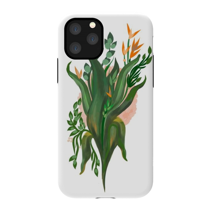 iPhone 11 Pro StrongFit Tropical Orchid by Josie