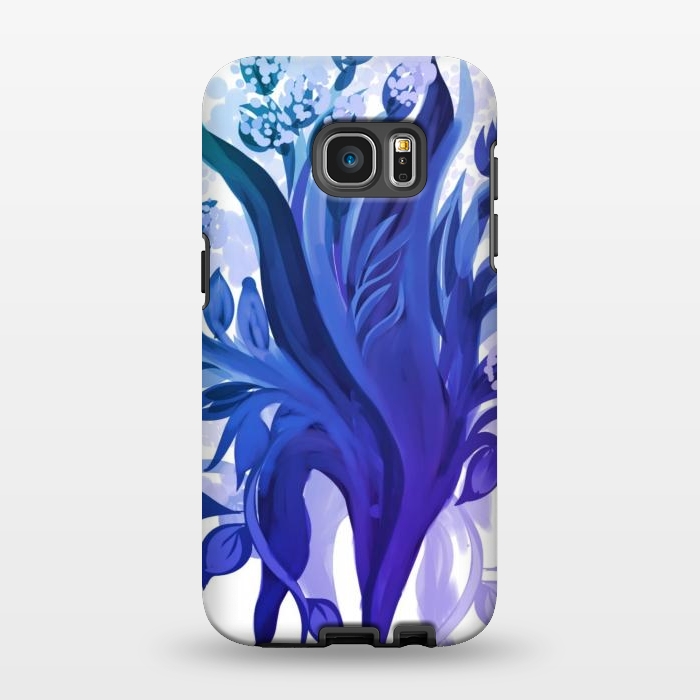 Galaxy S7 EDGE StrongFit Natura Blue by Josie