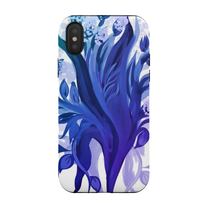 iPhone Xs / X StrongFit Natura Blue by Josie