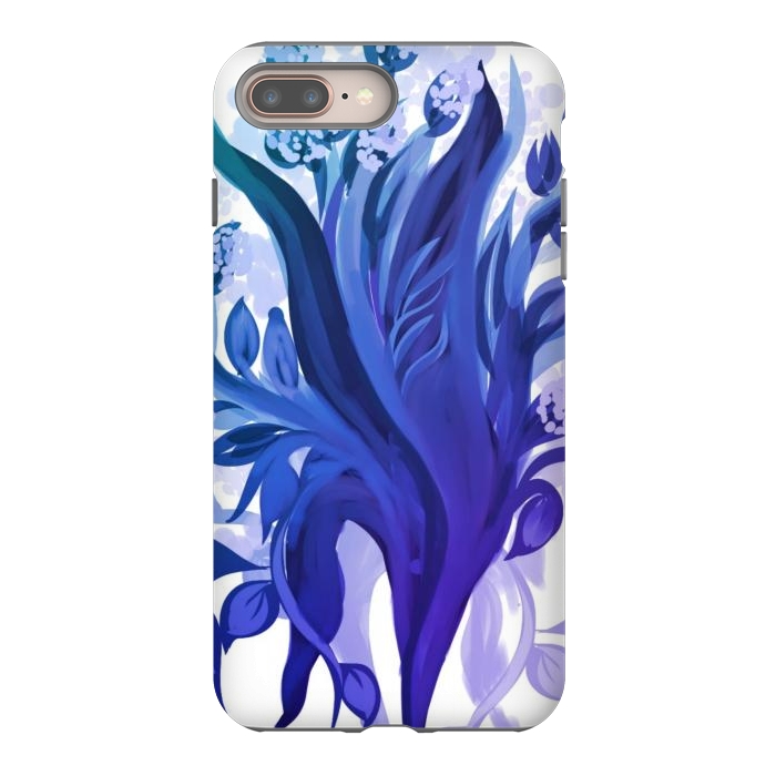iPhone 8 plus StrongFit Natura Blue by Josie