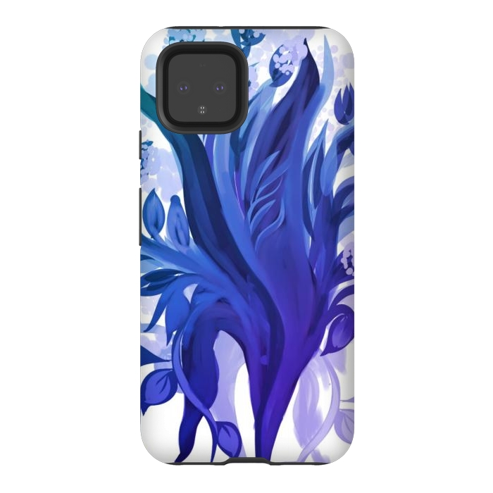 Pixel 4 StrongFit Natura Blue by Josie