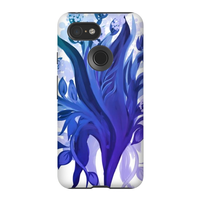 Pixel 3 StrongFit Natura Blue by Josie