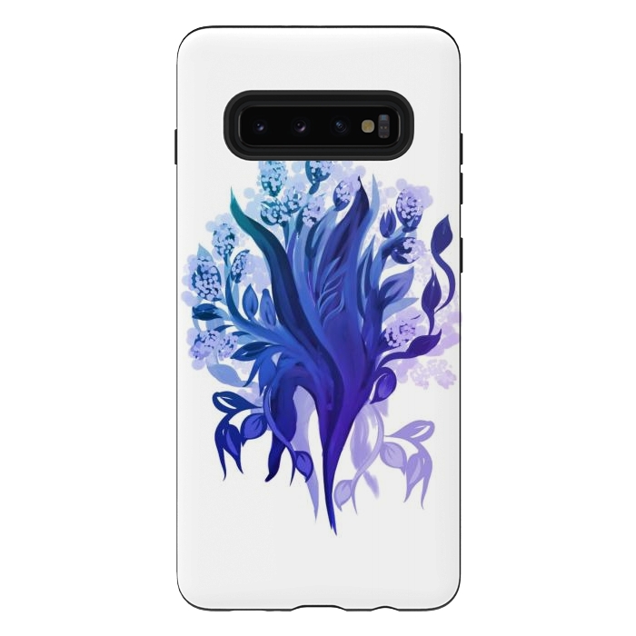 Galaxy S10 plus StrongFit Orchida Blue by Josie