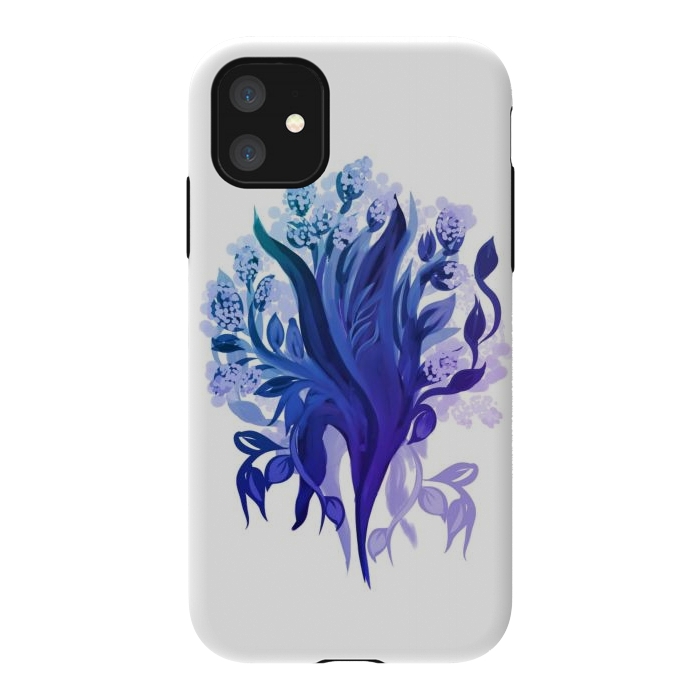iPhone 11 StrongFit Orchida Blue by Josie