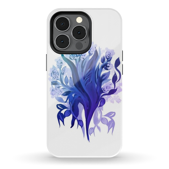 iPhone 13 pro StrongFit Orchida Blue by Josie