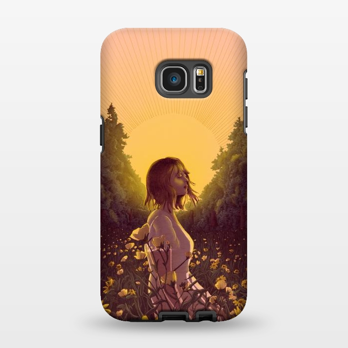 Galaxy S7 EDGE StrongFit Dawn in the Meadow Colour Version by ECMazur 