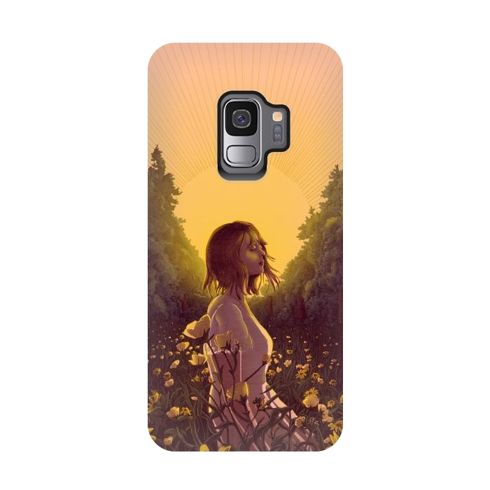 Galaxy S9 StrongFit Dawn in the Meadow Colour Version by ECMazur 