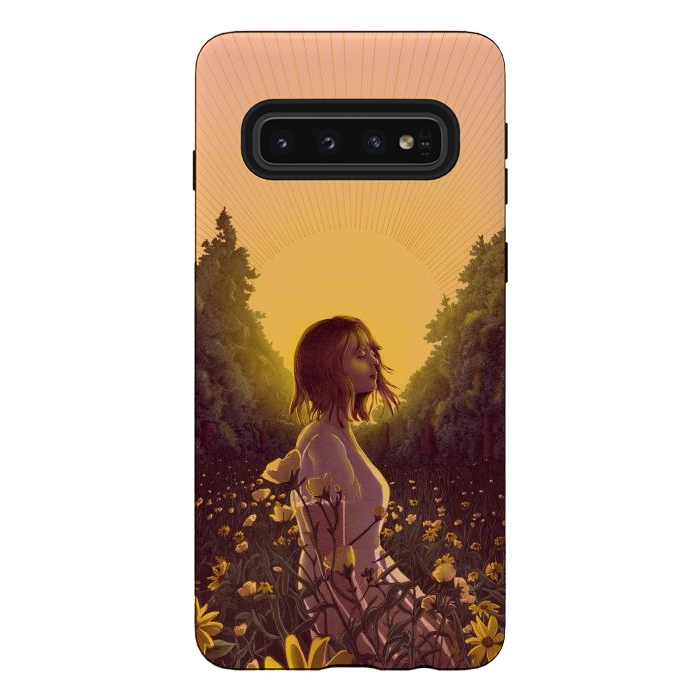 Galaxy S10 StrongFit Dawn in the Meadow Colour Version by ECMazur 