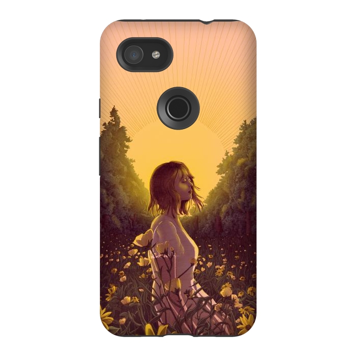 Pixel 3AXL StrongFit Dawn in the Meadow Colour Version by ECMazur 