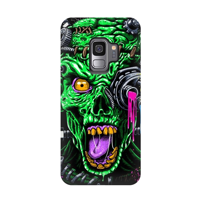Galaxy S9 StrongFit Futuristic zombie by Alberto