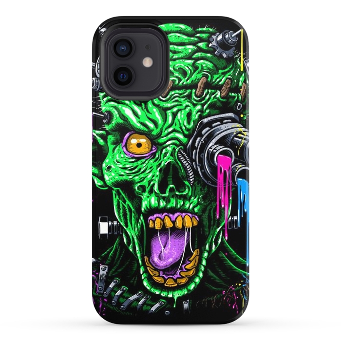 iPhone 12 StrongFit Futuristic zombie by Alberto