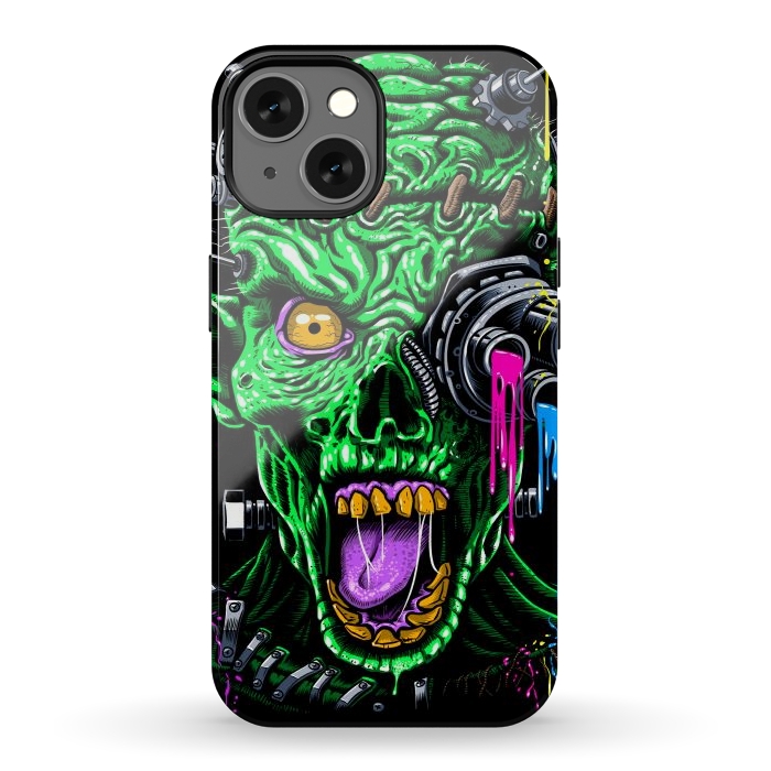 iPhone 13 StrongFit Futuristic zombie by Alberto