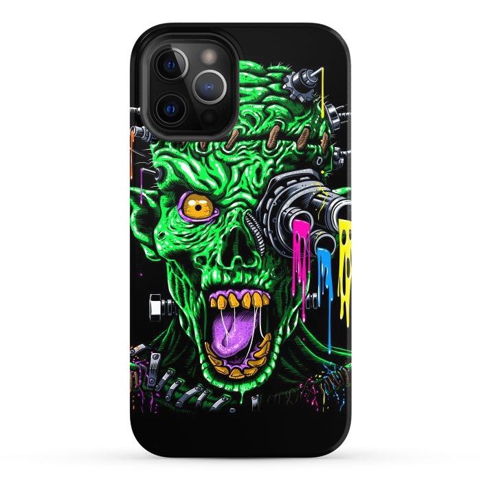 iPhone 12 Pro Max StrongFit Futuristic zombie by Alberto