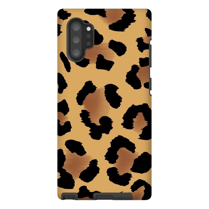 Galaxy Note 10 plus StrongFit Brown Animal Print by ArtsCase