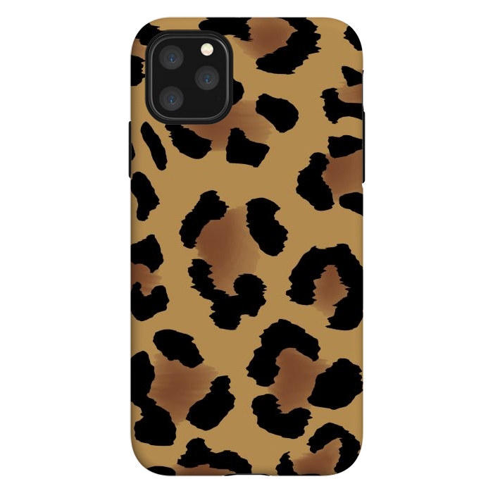 iPhone 11 Pro Max StrongFit Brown Animal Print by ArtsCase