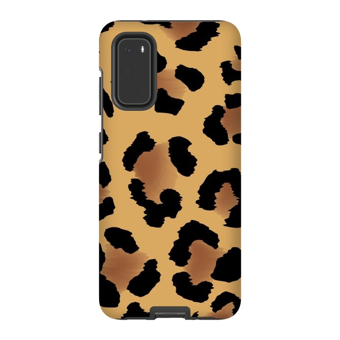 Galaxy S20 StrongFit Brown Animal Print by ArtsCase