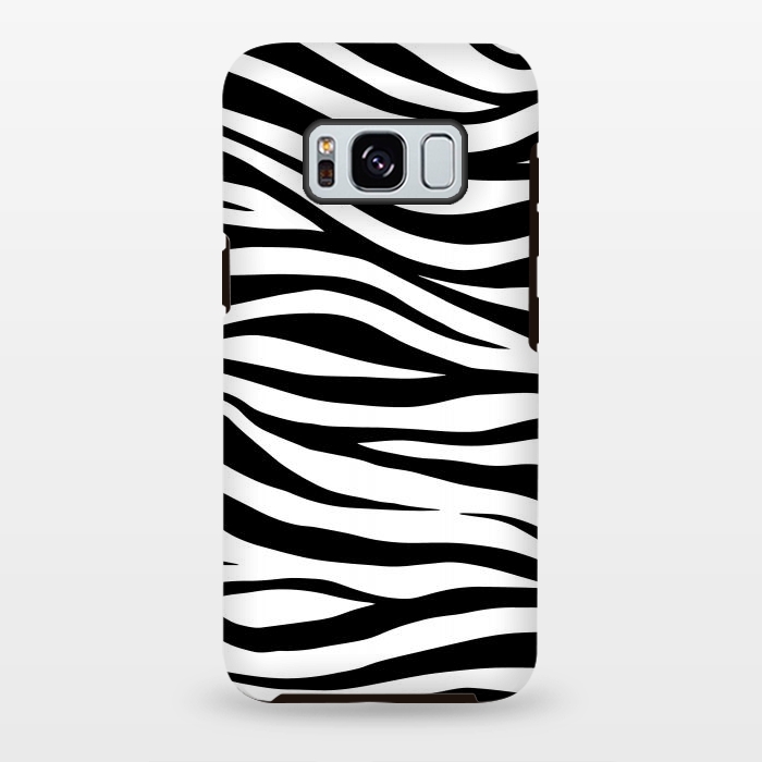 Galaxy S8 plus StrongFit Zebra Print by ArtsCase