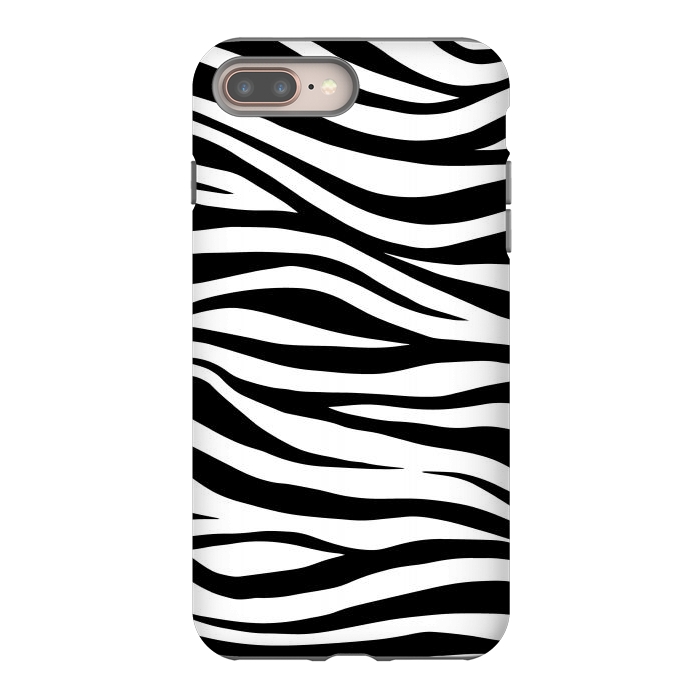 iPhone 8 plus StrongFit Zebra Print by ArtsCase